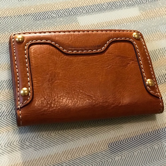 Genuine Camel color Leather card /I.d. Holder - Picture 3 of 11